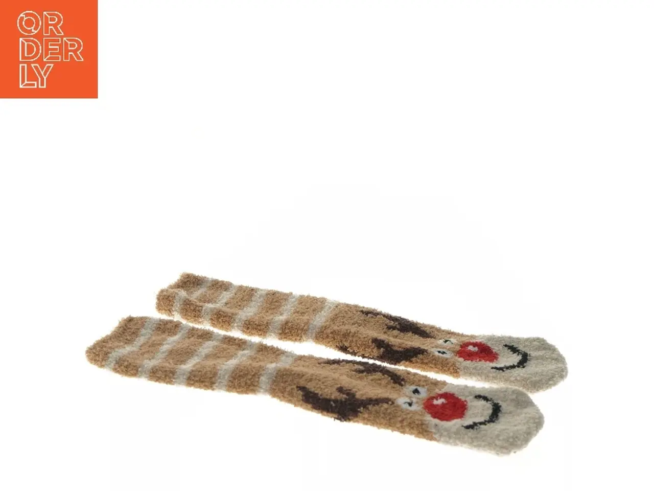 Billede 3 - Rensdyrstrømper (str. 34 cm)