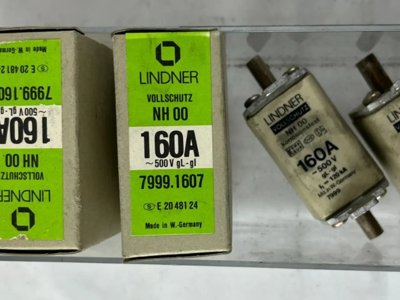 Billede 1 - Lindner Vollschutz NH00 Fuse 160A 500V 7999.1607