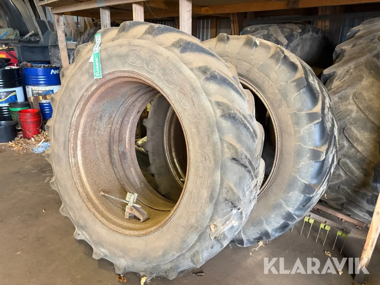 Billede 1 - Tvillingehjul Michelin og Goodyear, 2 Styk