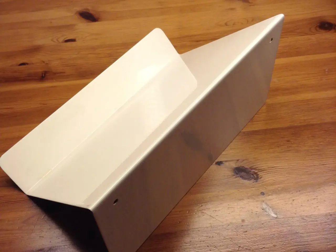 Billede 3 - Bogholder i hvidt metal