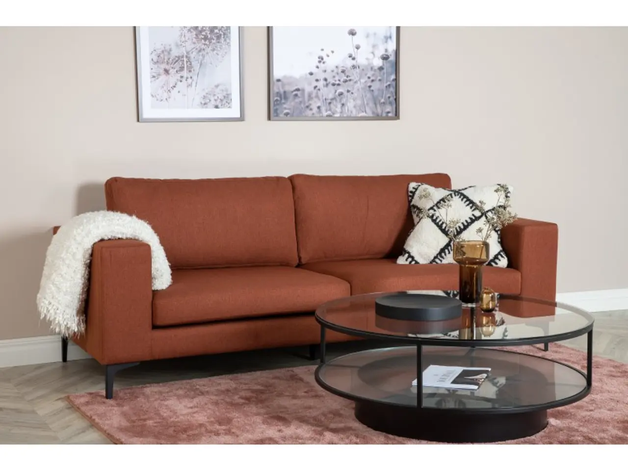 Billede 4 - Bolero 3 personers Sofa - Rød, Høj Komfort