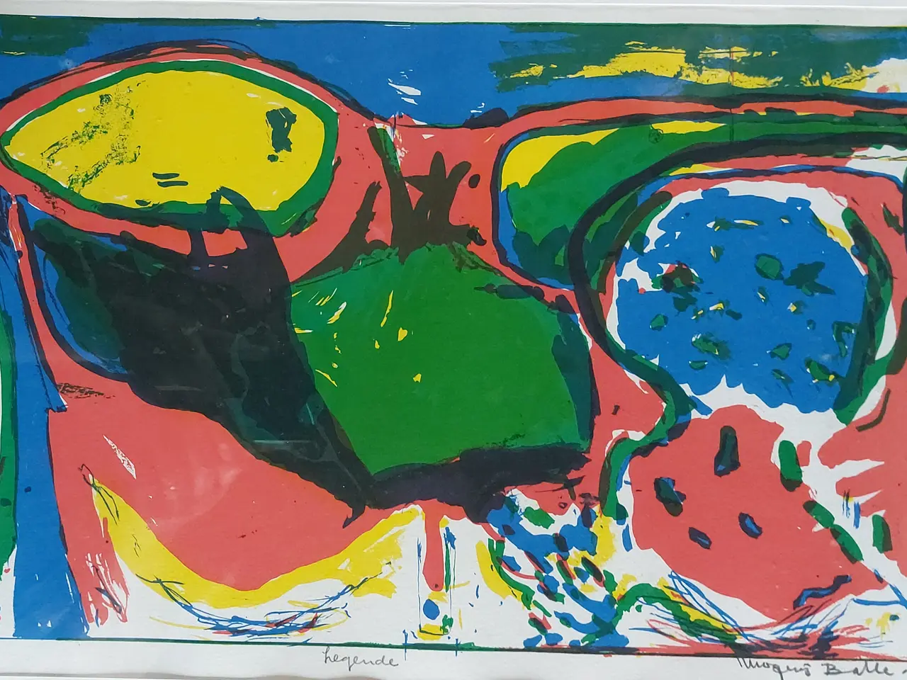 Billede 3 - MOGENS BALLE - " LEGENDE " - original LITOGRAFI