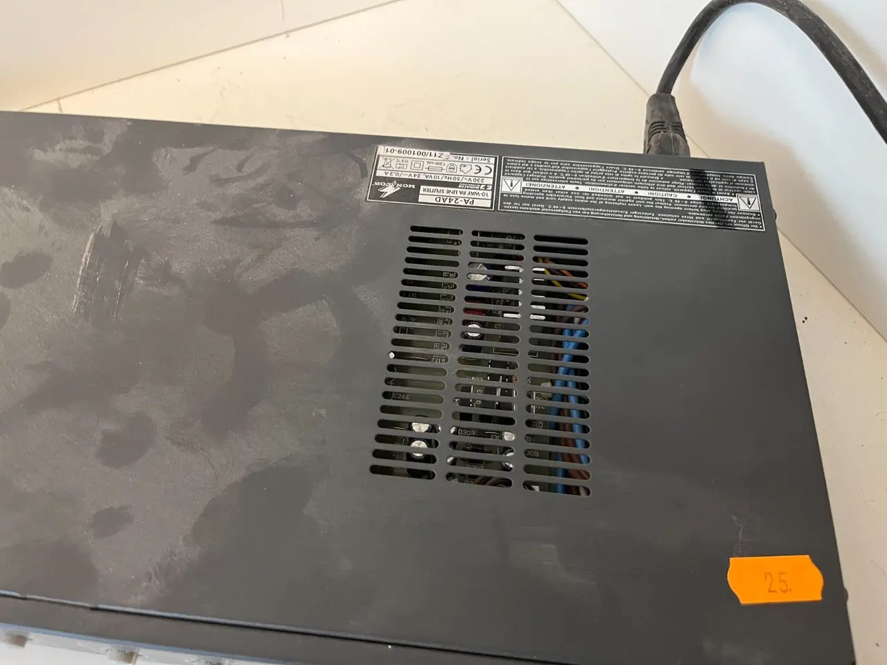 Billede 5 - Monacor PA-24AD 10-Way PA Line Splitter Rackmount