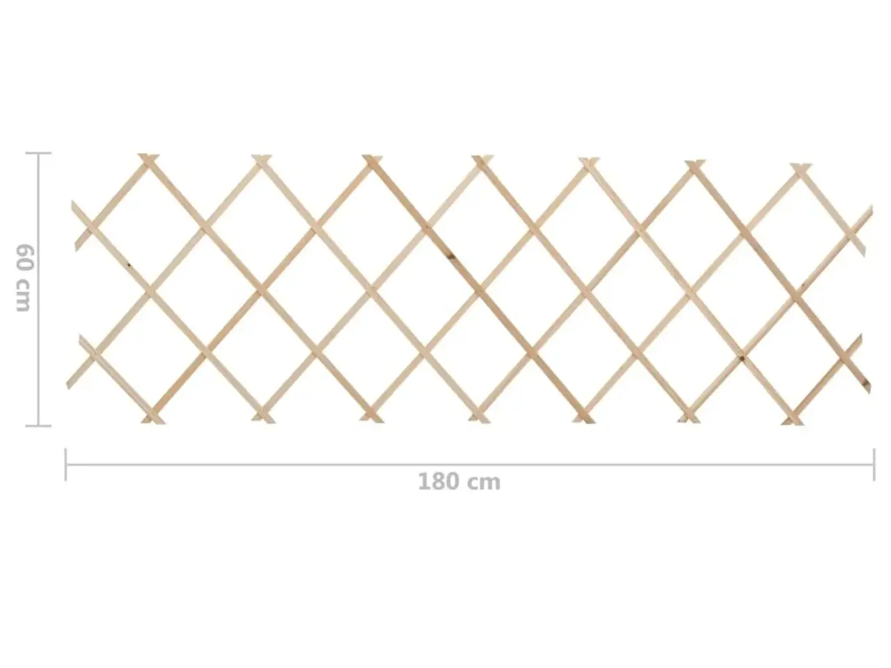 Billede 7 - Espalierhegn 5 stk. 180 x 60 cm i massivt fyrretræ