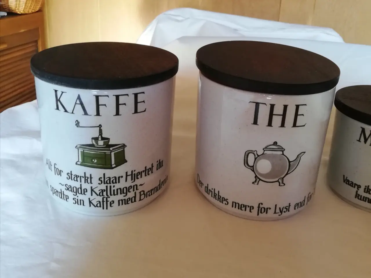 Billede 3 - Knabstrup krukker fra Ordsprogsserien kaffe,the m.