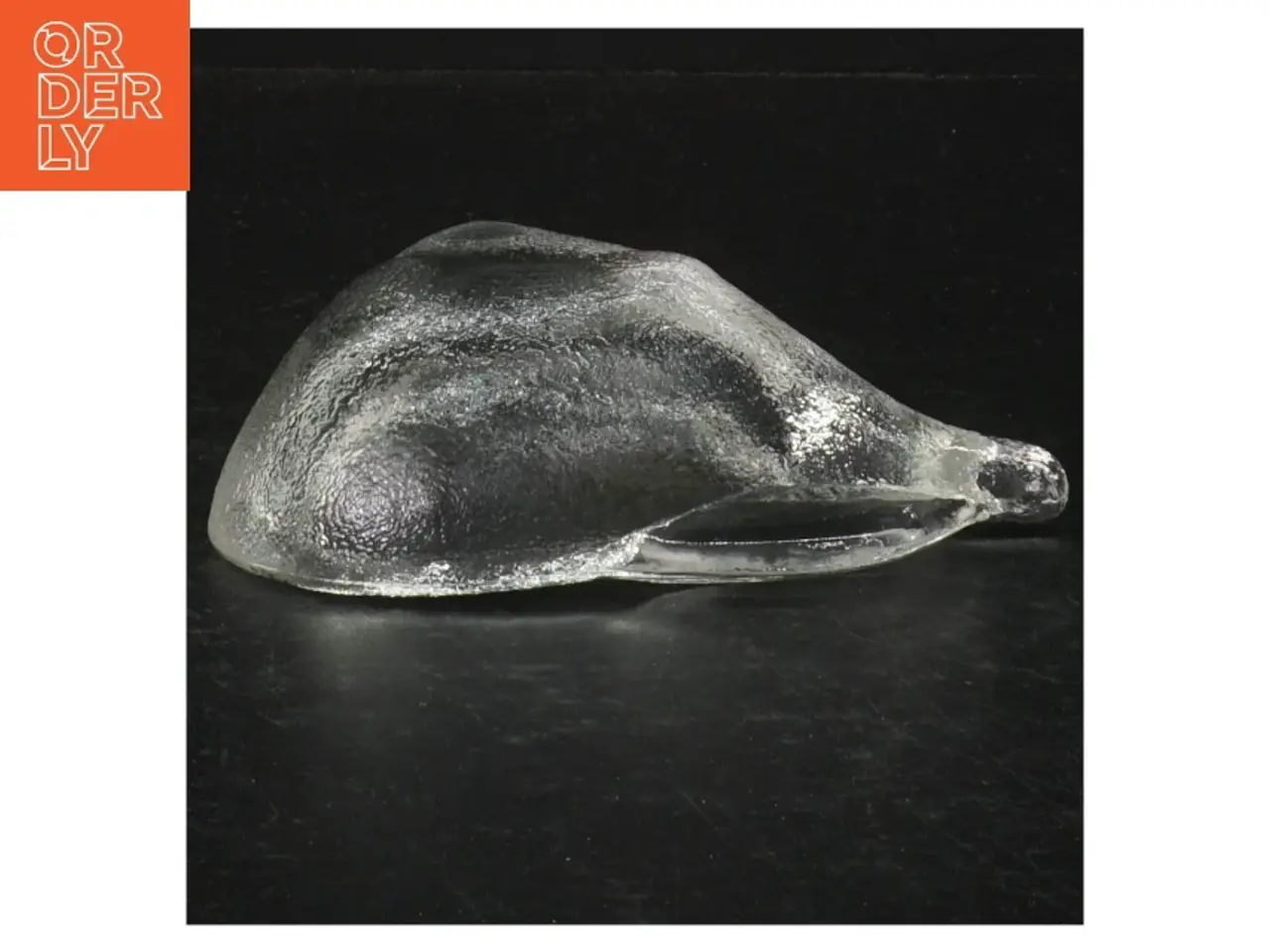 Billede 3 - Lille glasskål formet som en pære (str. 13,5 x. 9,5 cm)