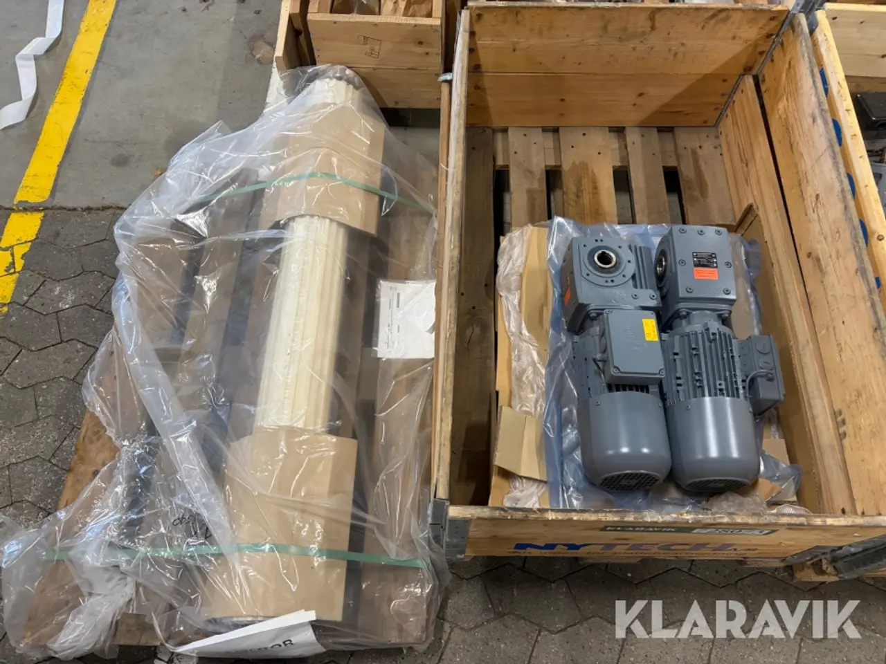 Billede 2 - Tromlemotor + motor 1 styk Palle