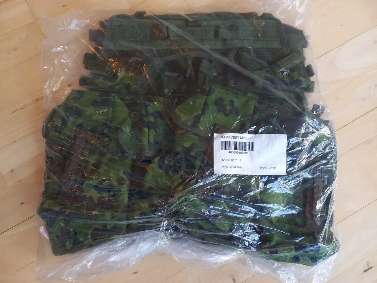 Billede 7 - Kampvest M/05 - M/84 – one size - ny/ubrugt