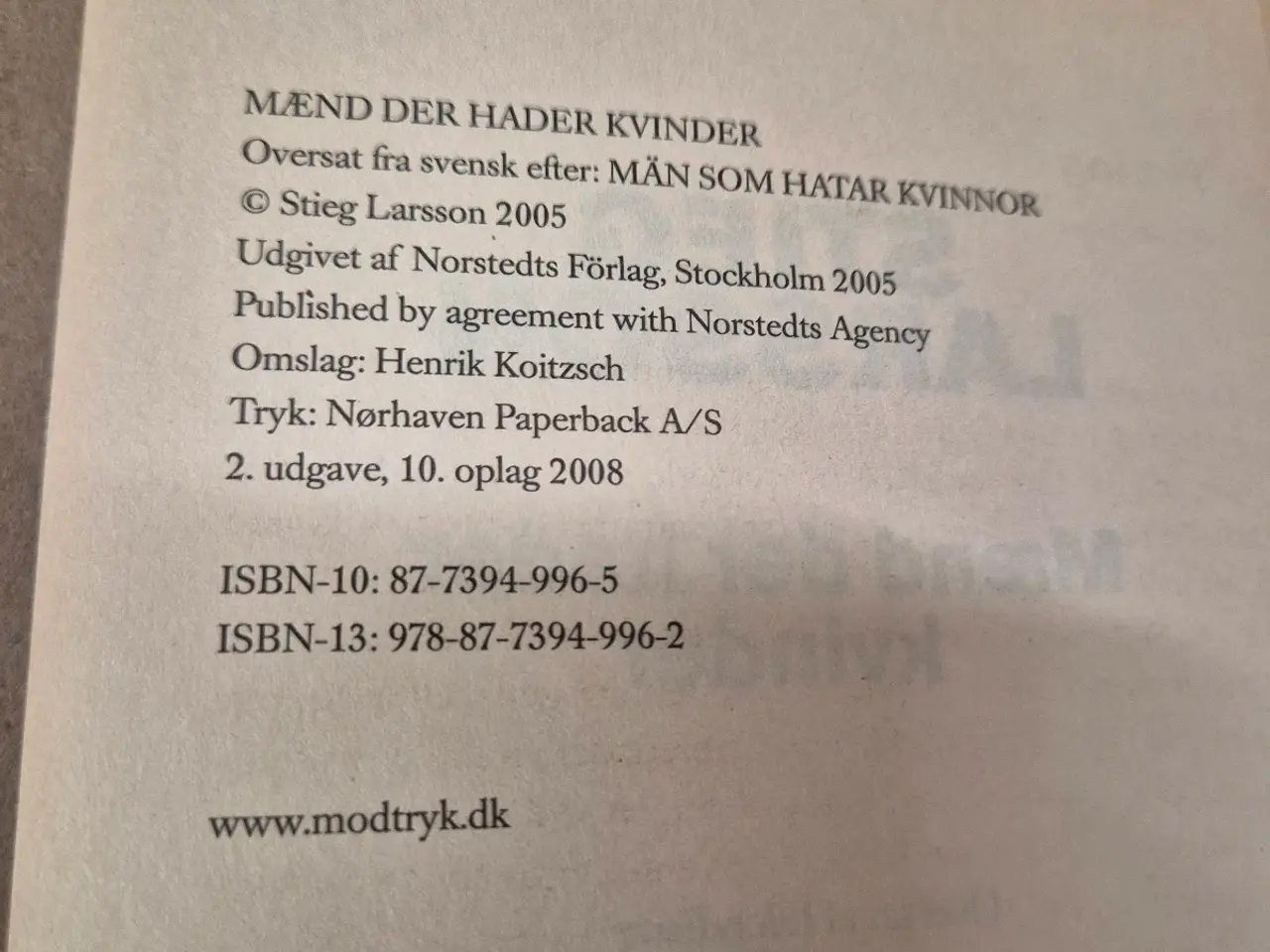 Billede 7 - Millenium trilogien, Stieg Larsson