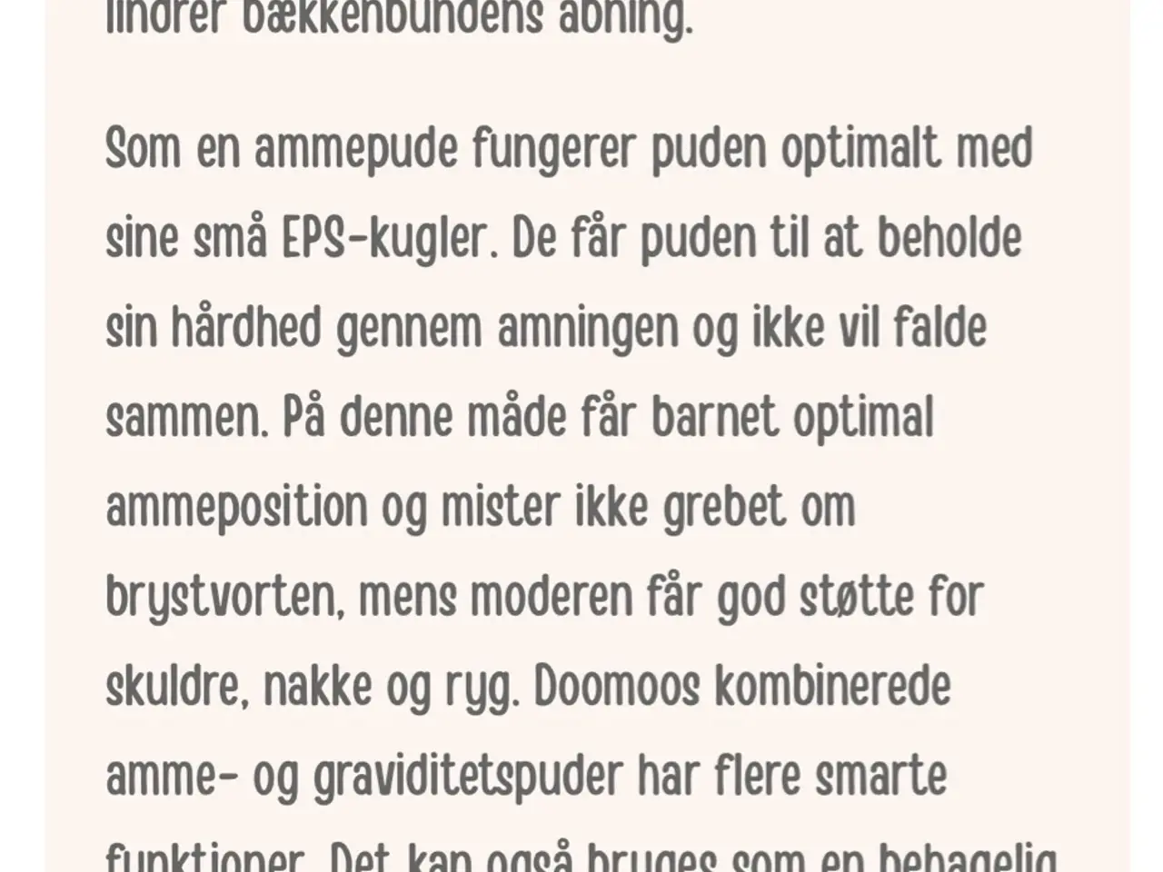 Billede 5 - Doomoo Amme-/Graviditetspude