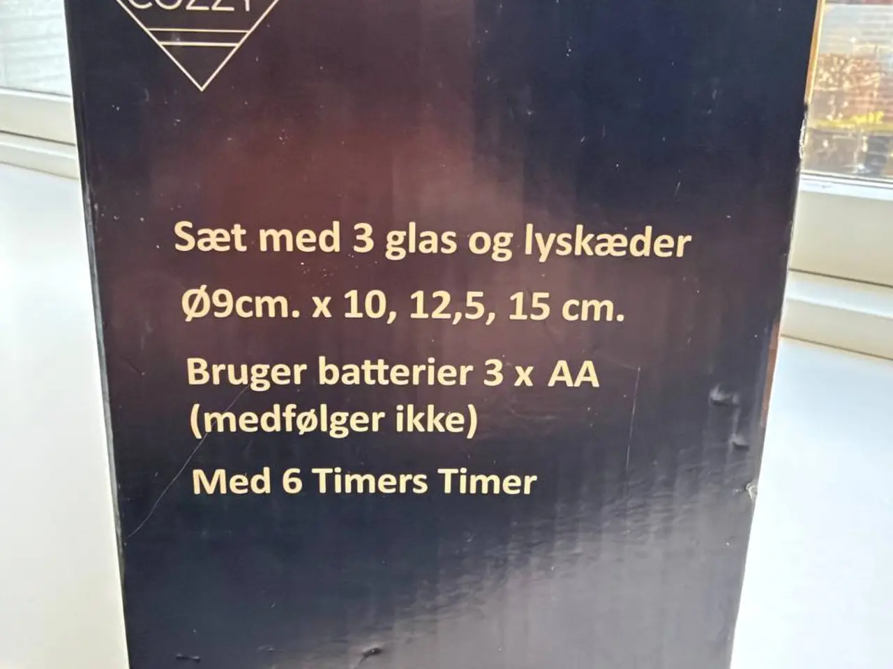 Billede 3 - COZZY LED-lyssæt med 3 glas