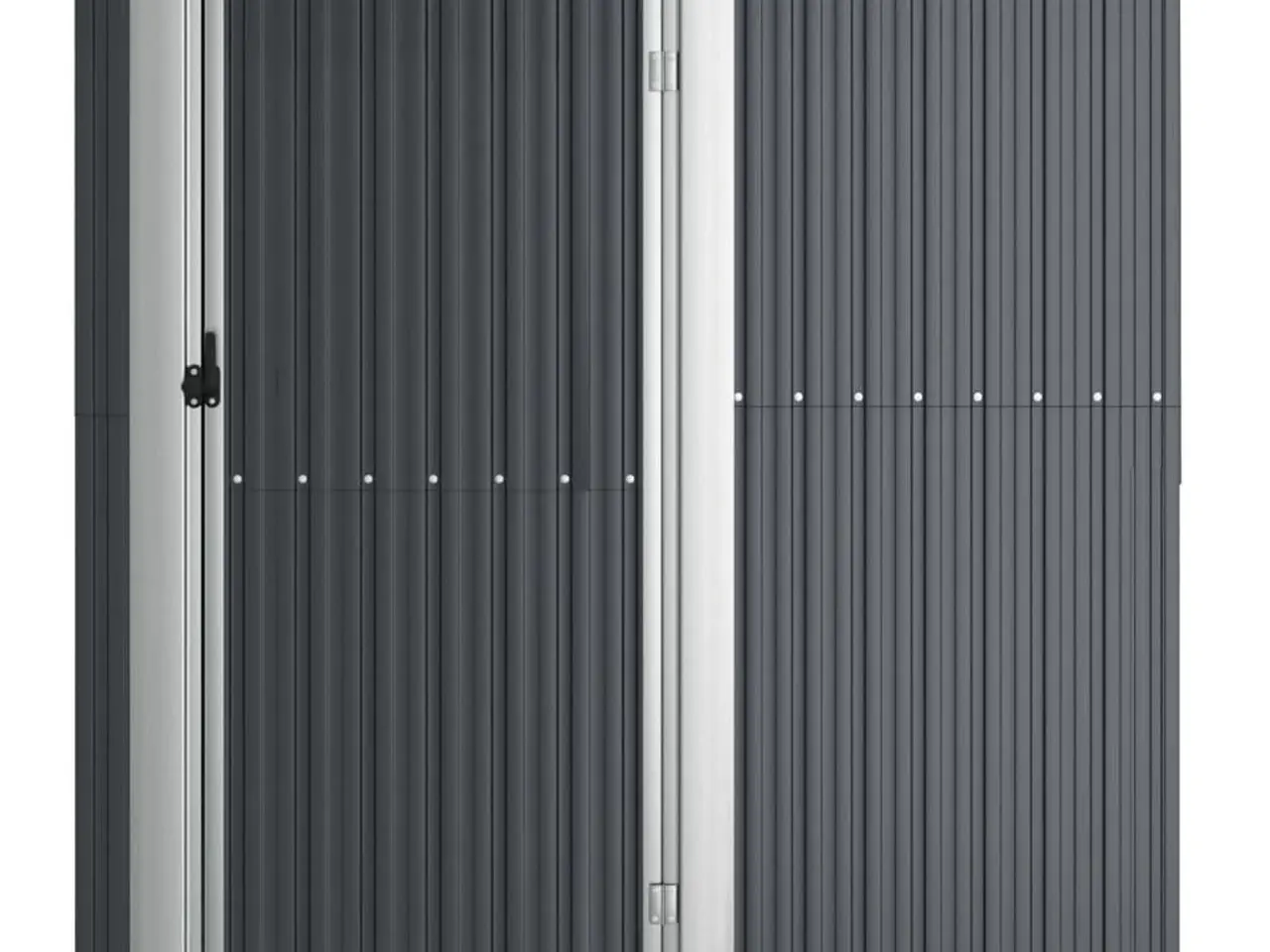 Billede 3 - Haveskur 180,5x97x209,5 galvaniseret stål antracitgrå