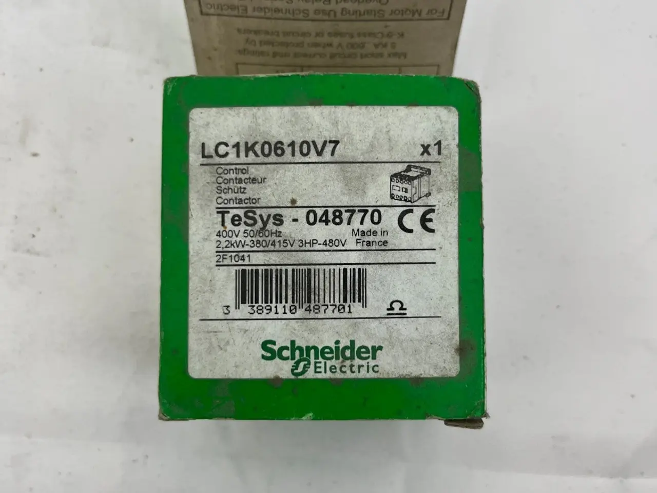 Billede 2 - Schneider Electric LC1K0610V7 TeSys K kontaktor