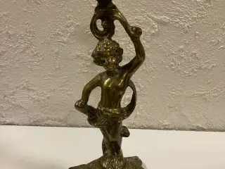 Fransk messing lysestage