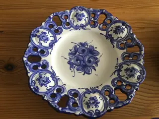 Vintage vægtallerken i keramik. Fra Portugal