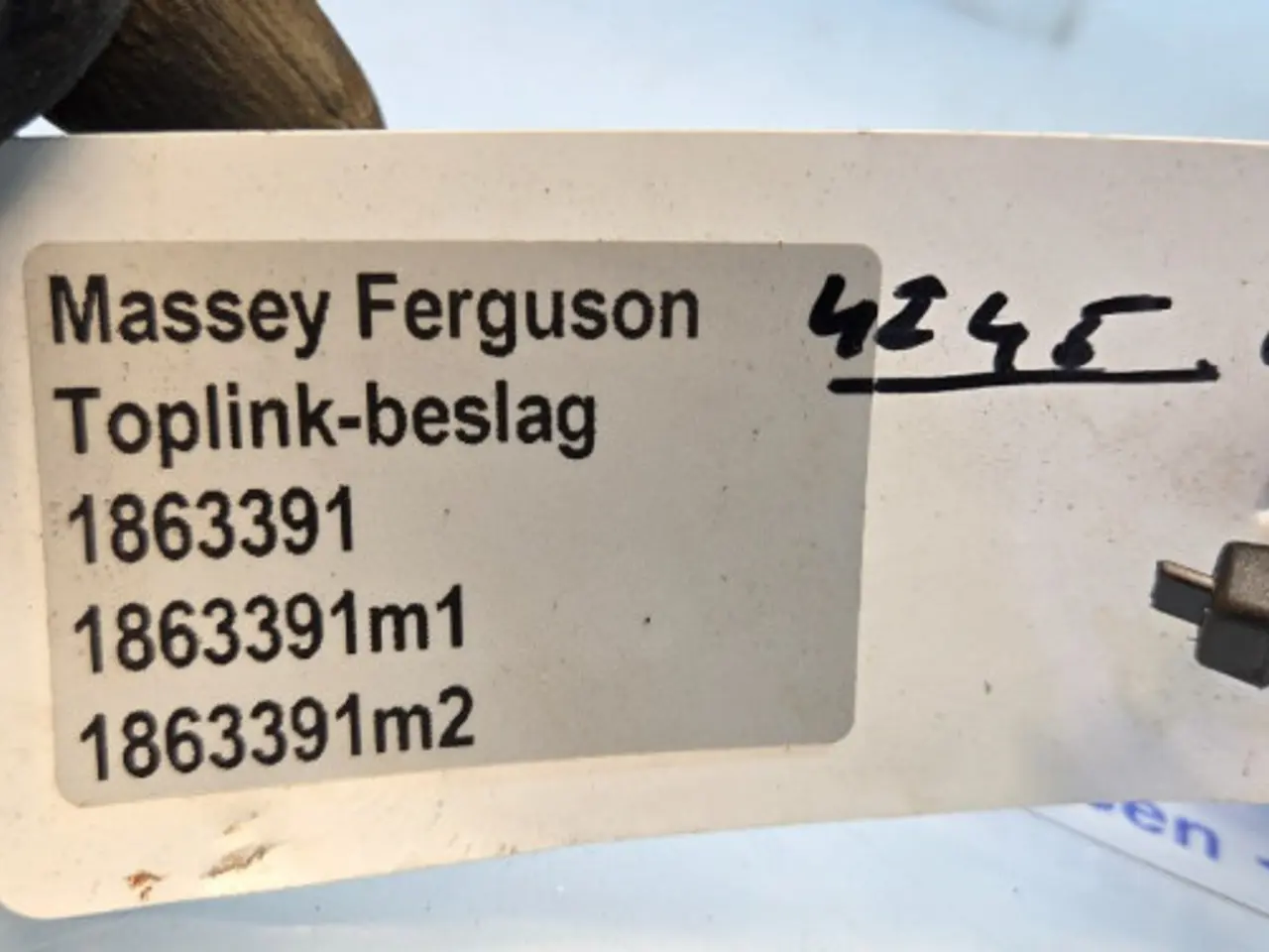 Billede 12 - Massey Ferguson 4245 Beslag 1863391