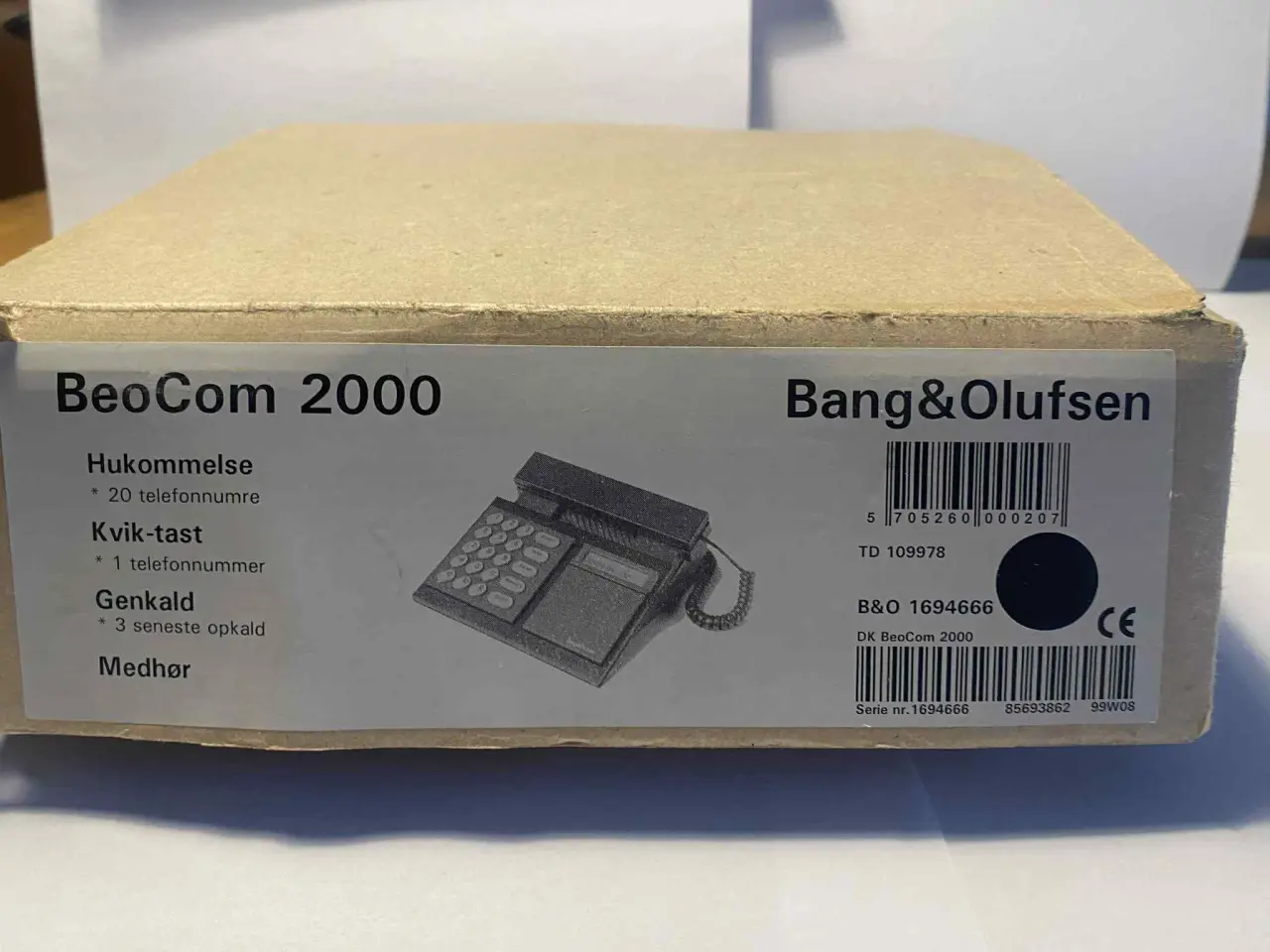 Billede 6 - Bang & Olufsen BeoCom 2000 - Aldrig brugt