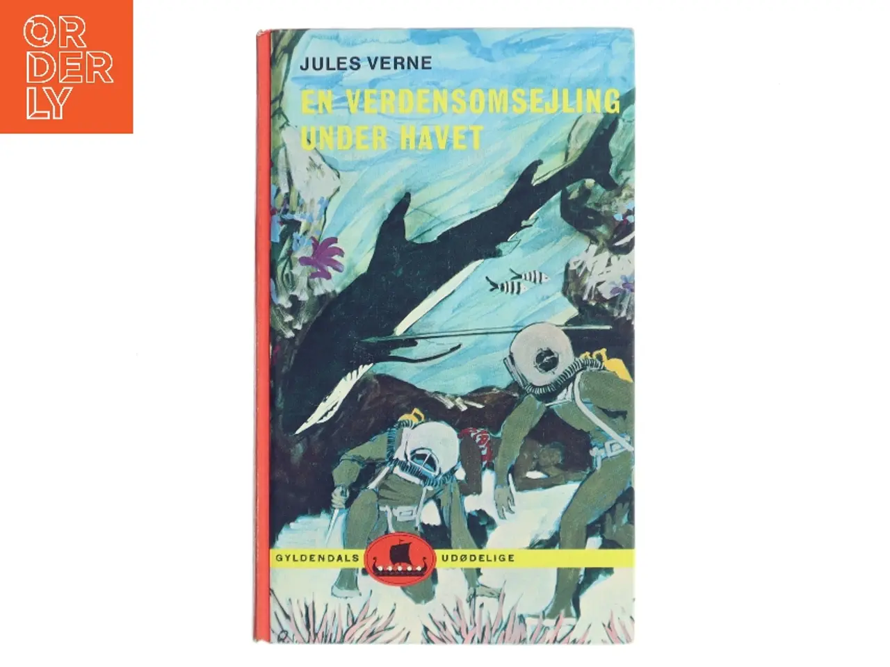 Billede 1 - En Verdensomsejling under Havet af Jules Verne (Bog)