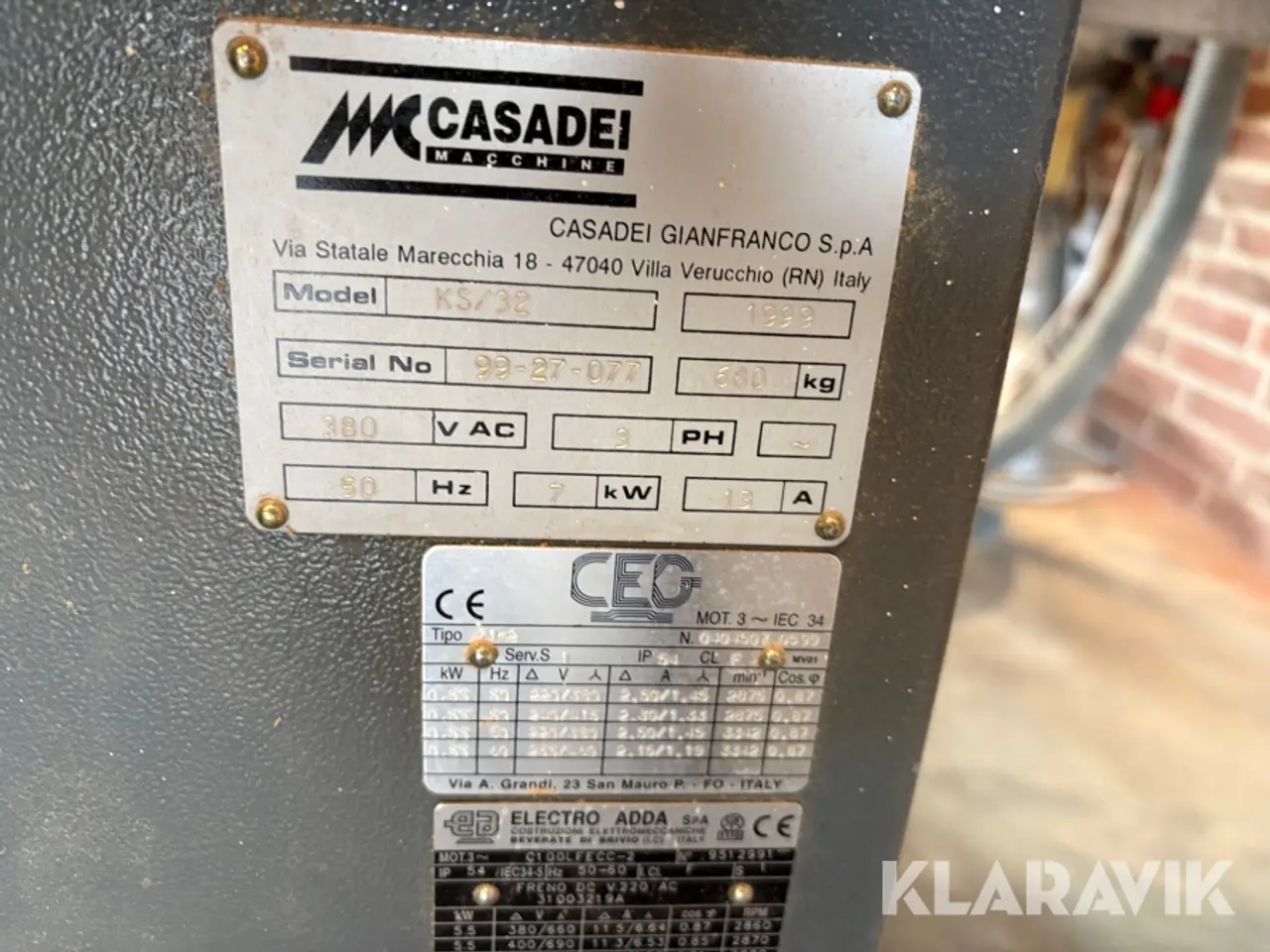 Billede 4 - formatrundsav Mc casadei K’s 32 plus