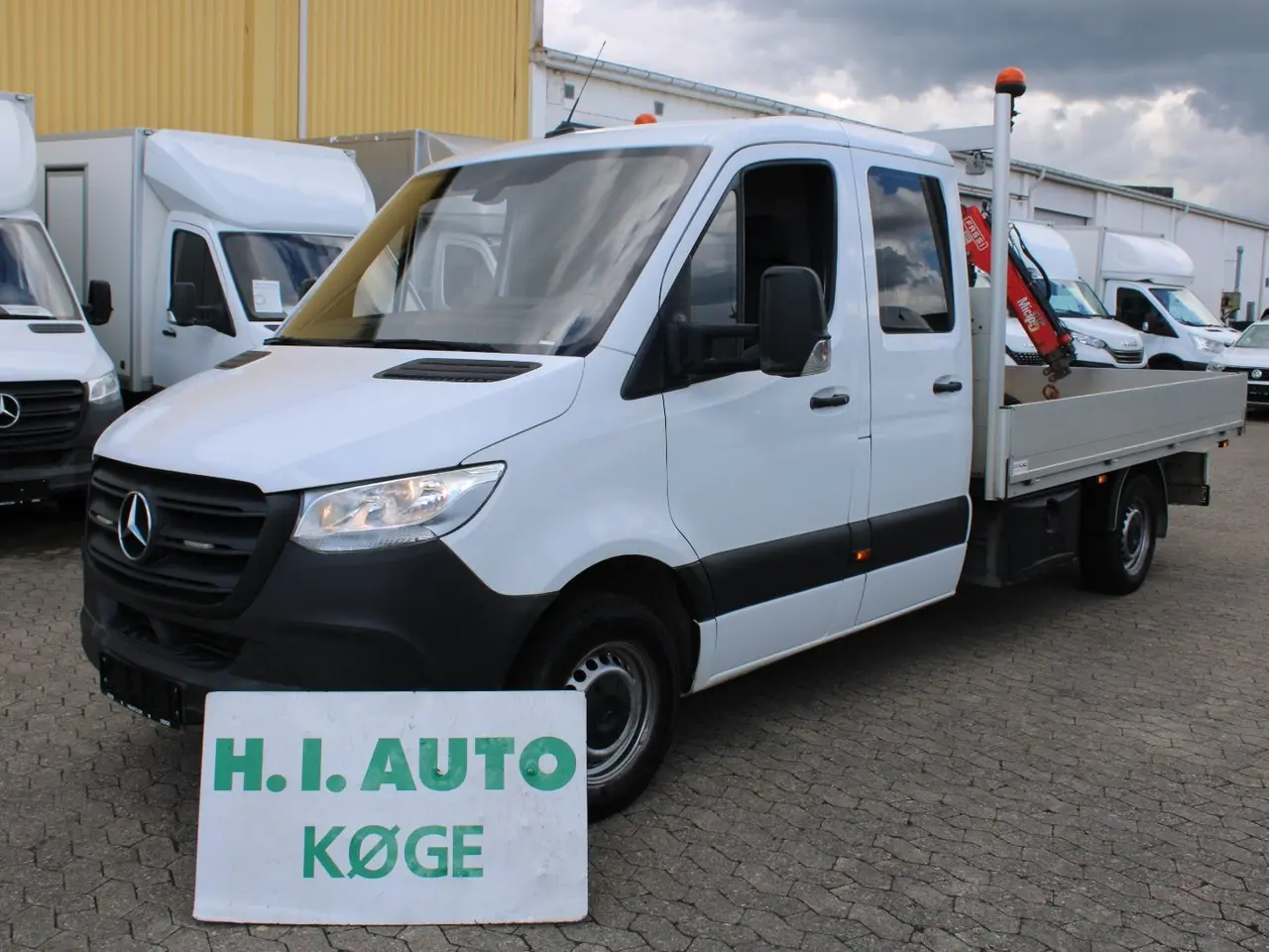 Billede 2 - Mercedes Sprinter 316 2,2 CDi A3 Mandskabsvogn m/lad aut. RWD