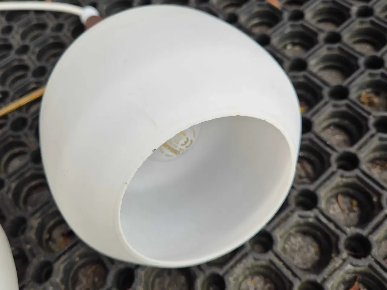 Billede 15 - Retrolampe med tre på stribe
