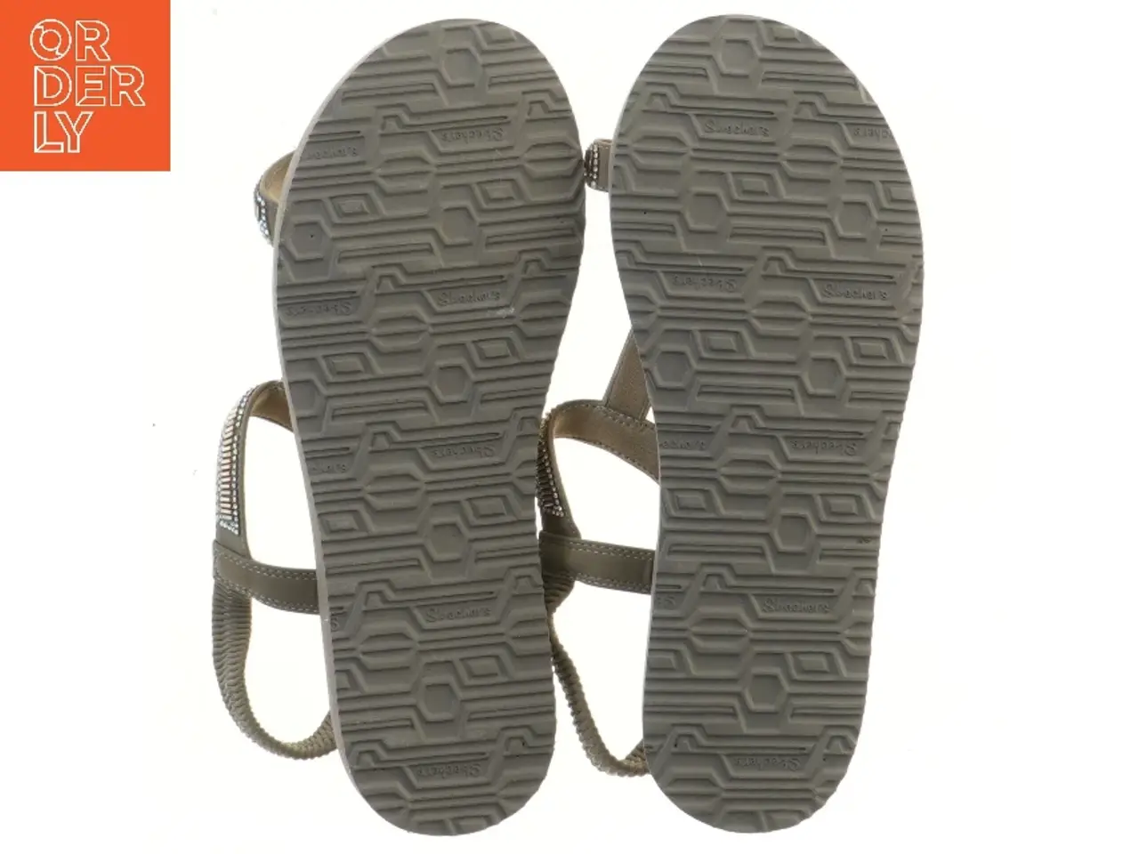 Billede 3 - Sandaler med perler fra Skechers (str. 41 længde 28,5 cm)