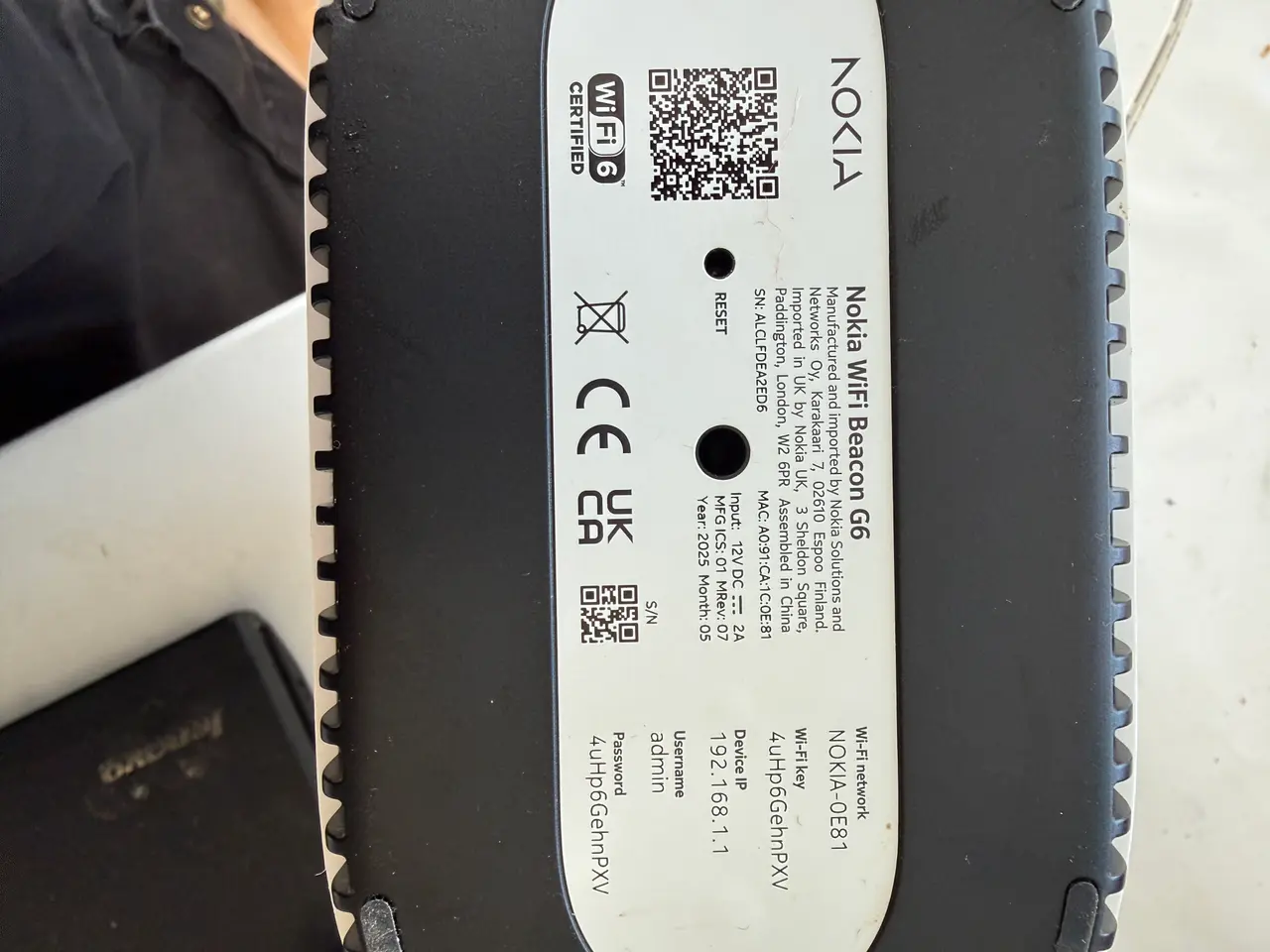 Billede 4 - Nokia WiFi Beacon 6E router hvid
