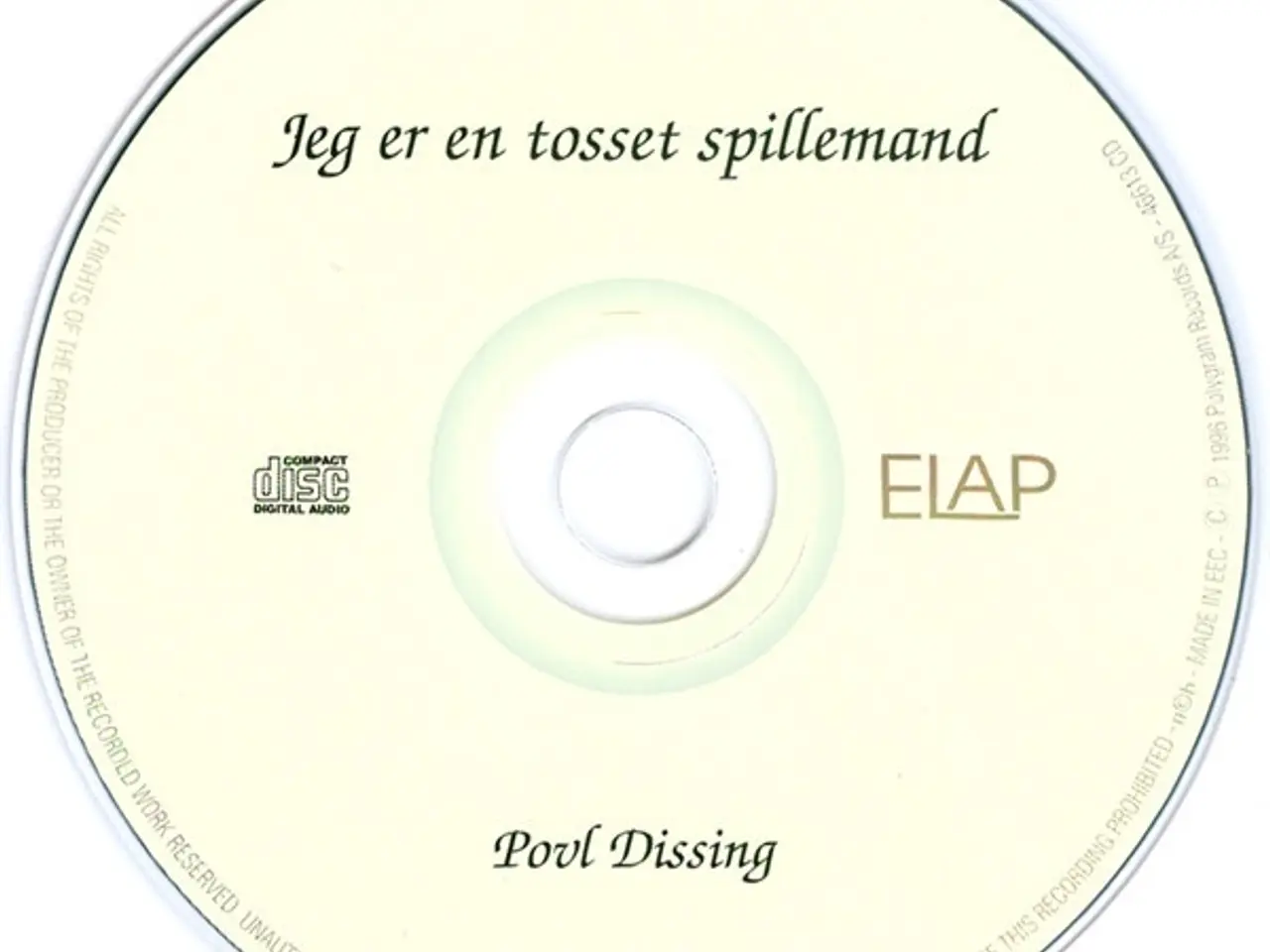 Billede 3 - Povl Dissing – Jeg Er En Tosset Spillemand – CD