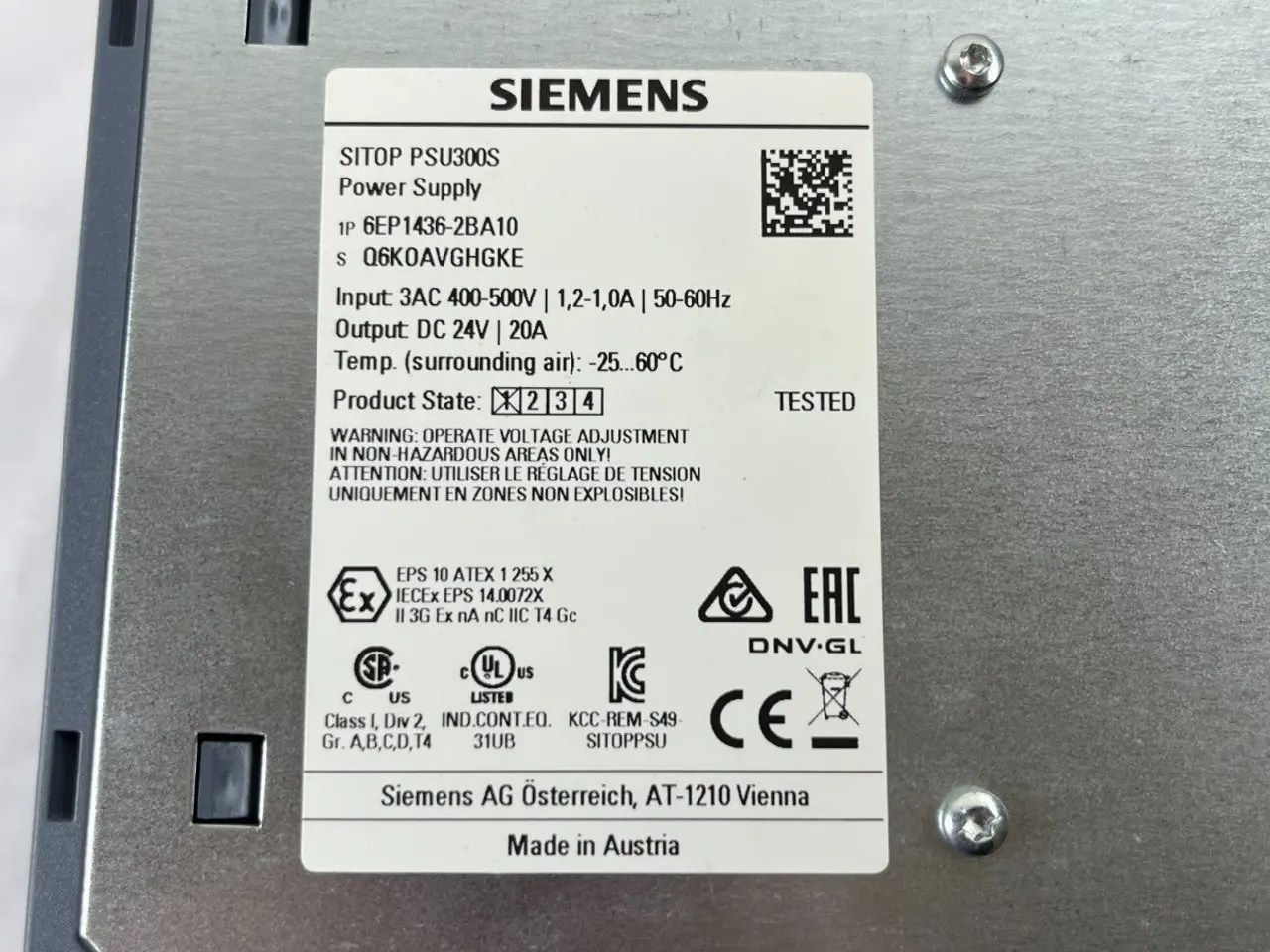 Billede 8 - Siemens SITOP PSU300S 6EP1436-2BA10 24V 20A