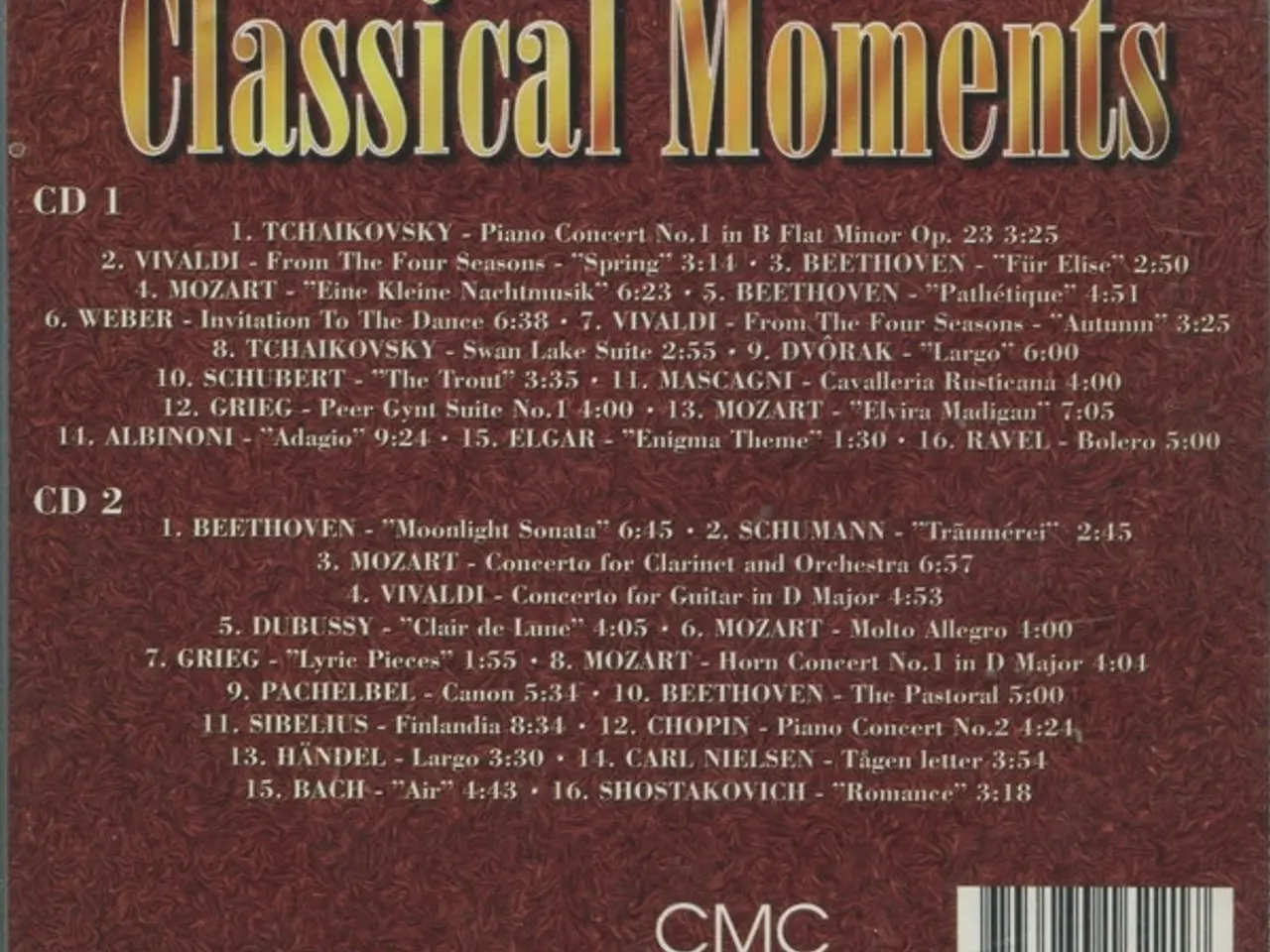 Billede 2 - Diverse kunstnere – Classical Moments – 2CD