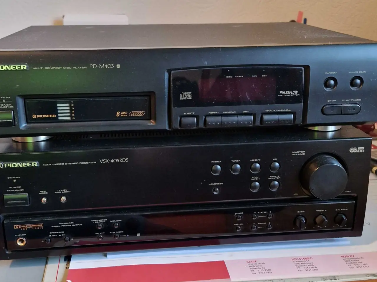 Billede 1 - Pioneer anlæg med CD