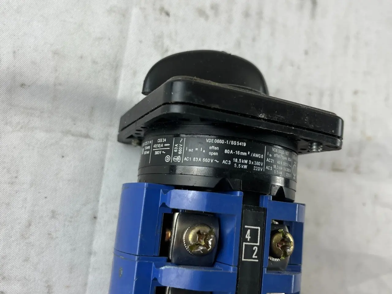 Billede 2 - Kraus & Naimer C42 Rotary Cam kontakt 63A 660V