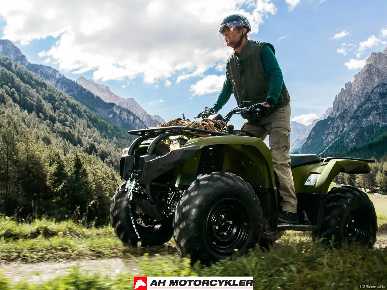 Billede 6 - Yamaha Kodiak 450 IRS Olive Green Traktor