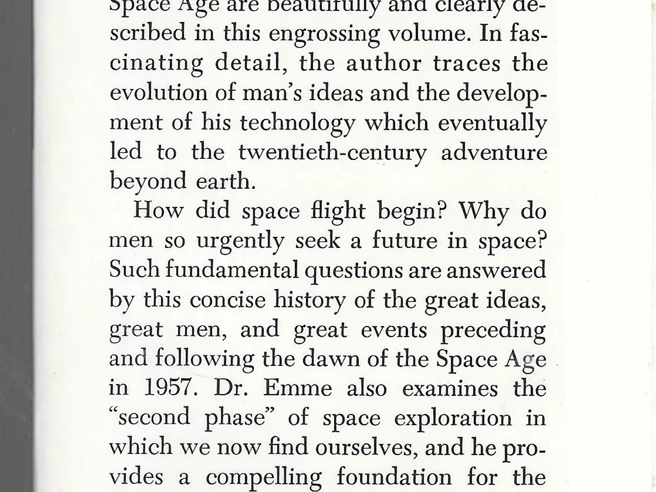 Billede 2 - A History of Space Flight by Eugene M Emme