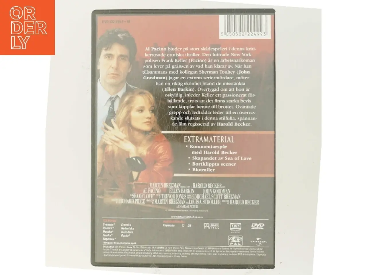 Billede 3 - Sea of Love (1989) [DVD] med Al Pacino (DVD)
