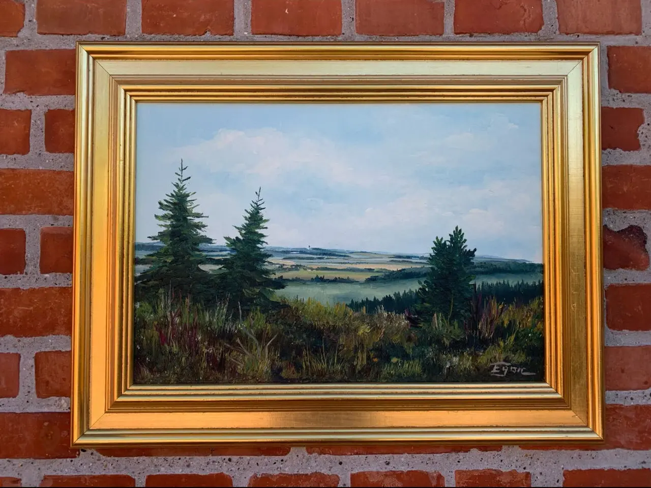 Billede 1 - Maleri af Lundby Bakker
