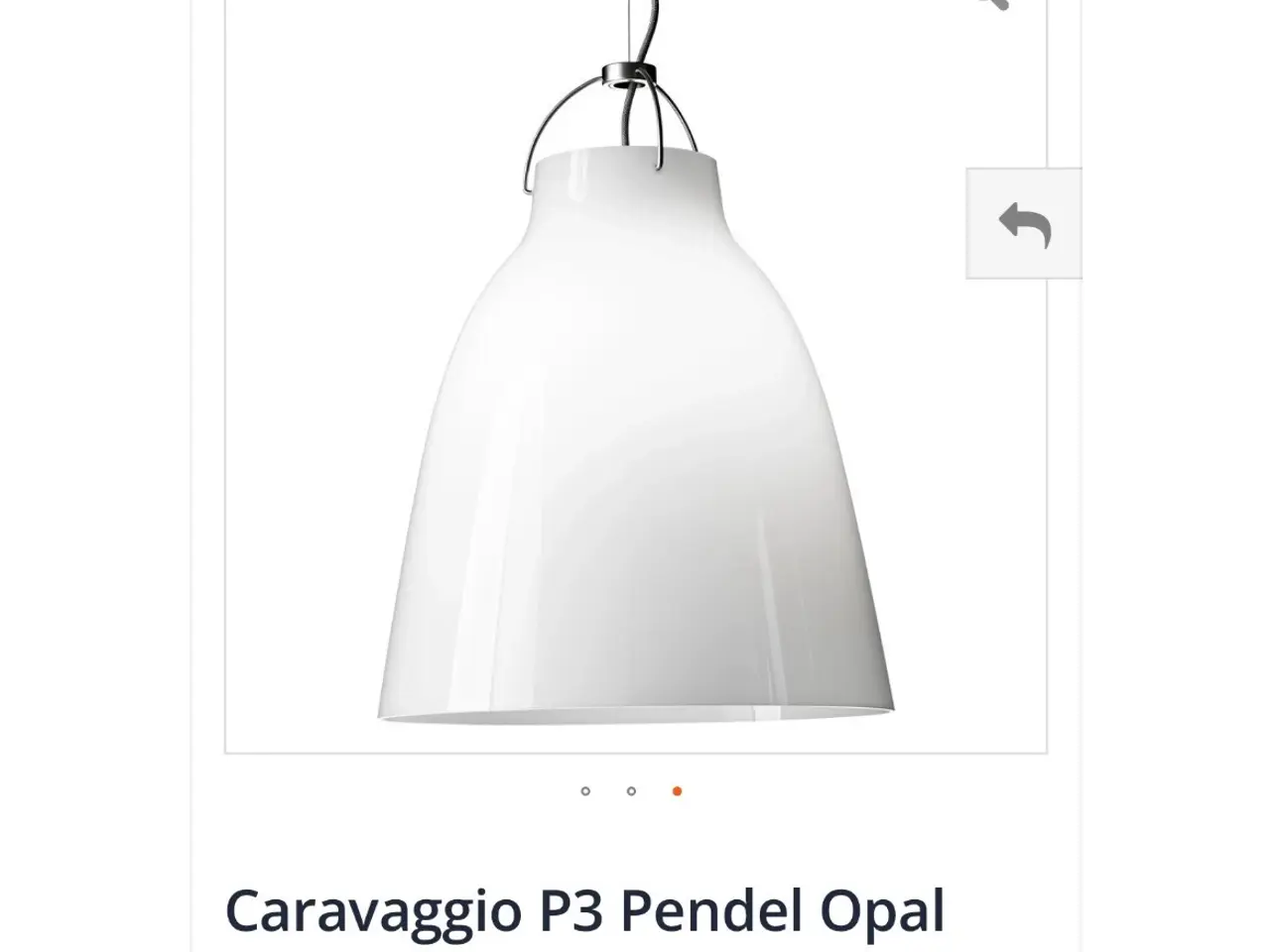 Billede 6 - Caravaggio P3 Opalglas