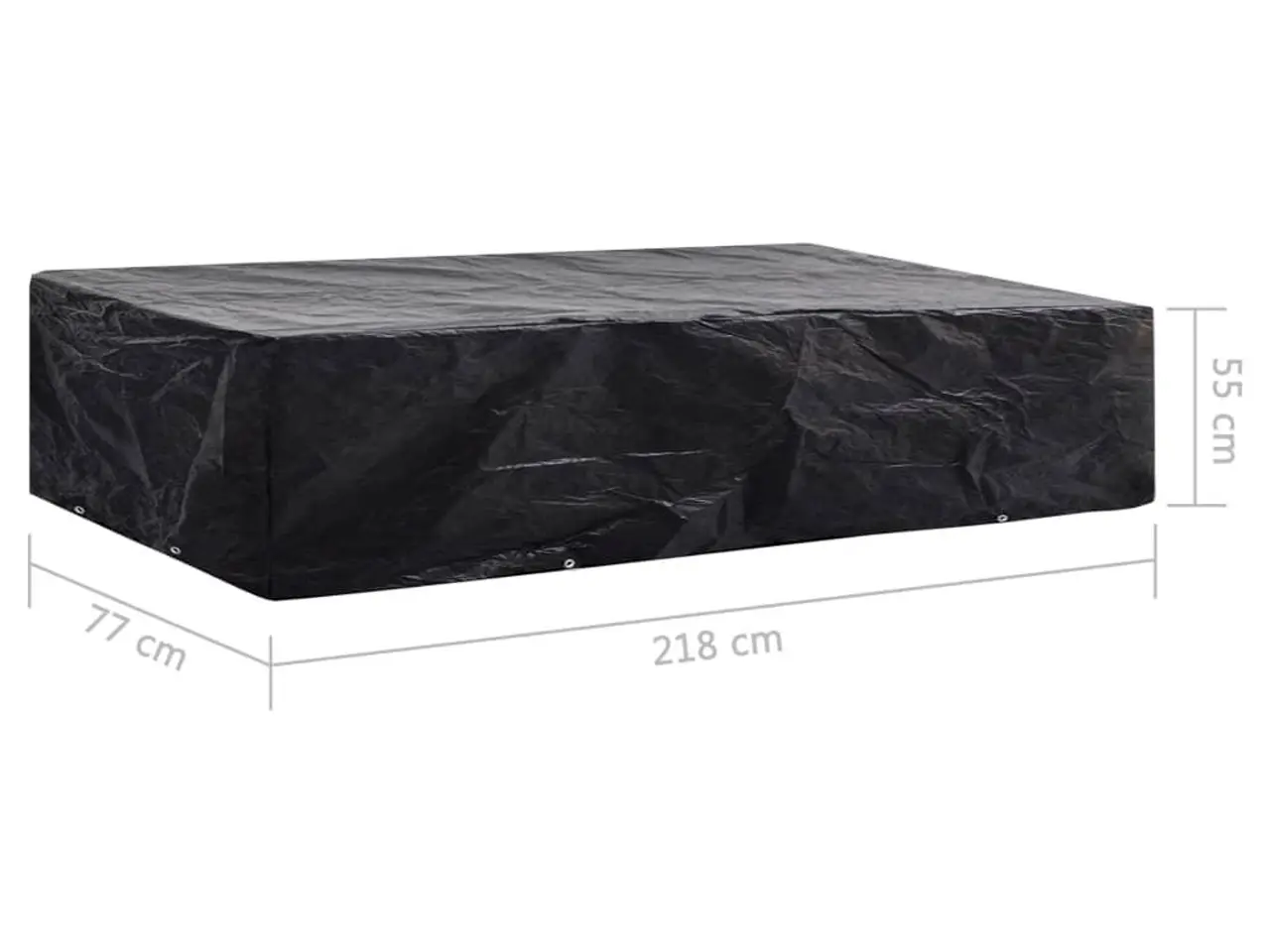 Billede 7 - Overtræk til liggestol med 8 snørehuller 218 x 77 x 55 cm