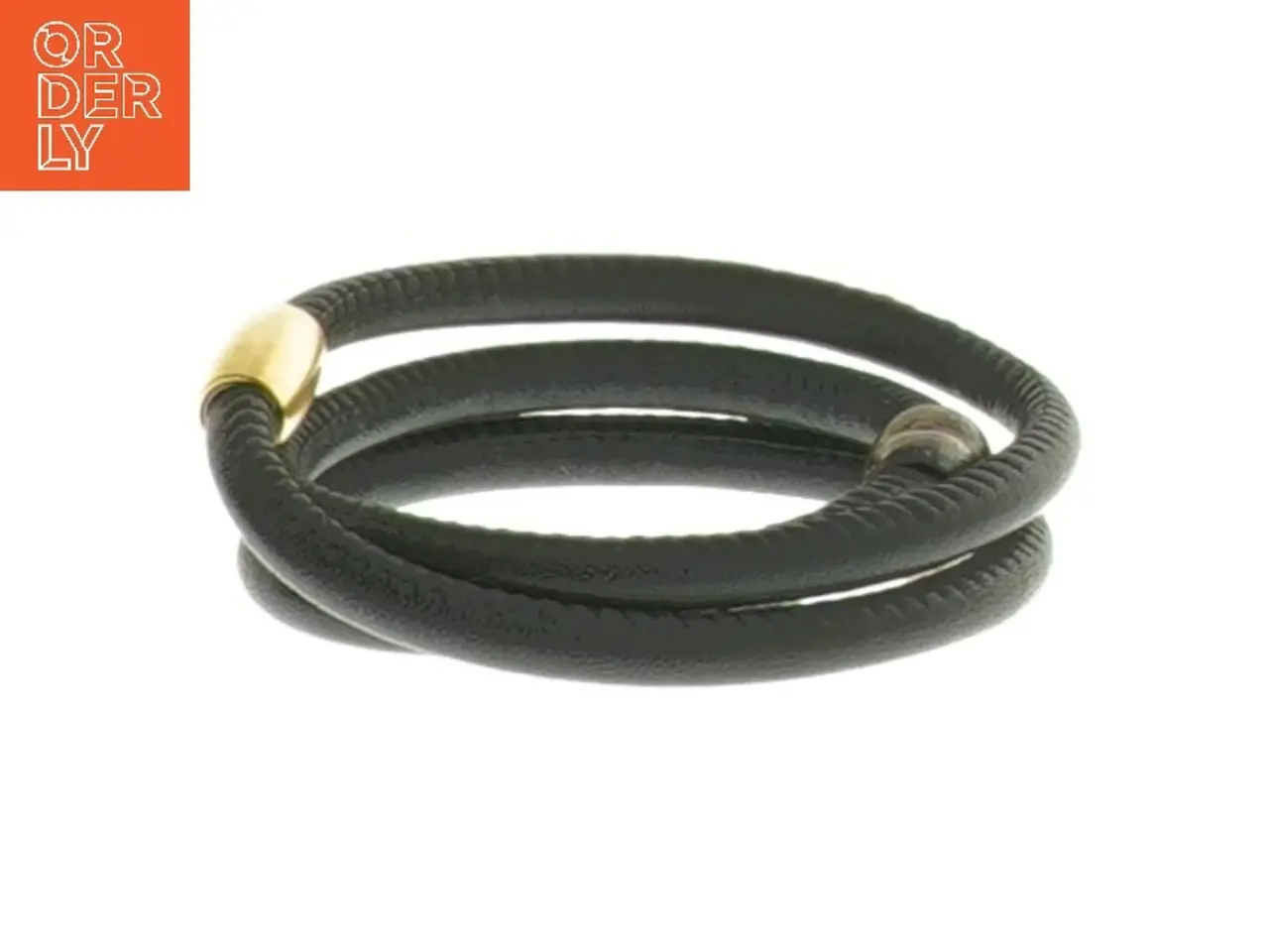 Billede 4 - Sort læderarmbånd fra Christina Watches(str. Ø 5,5 cm)
