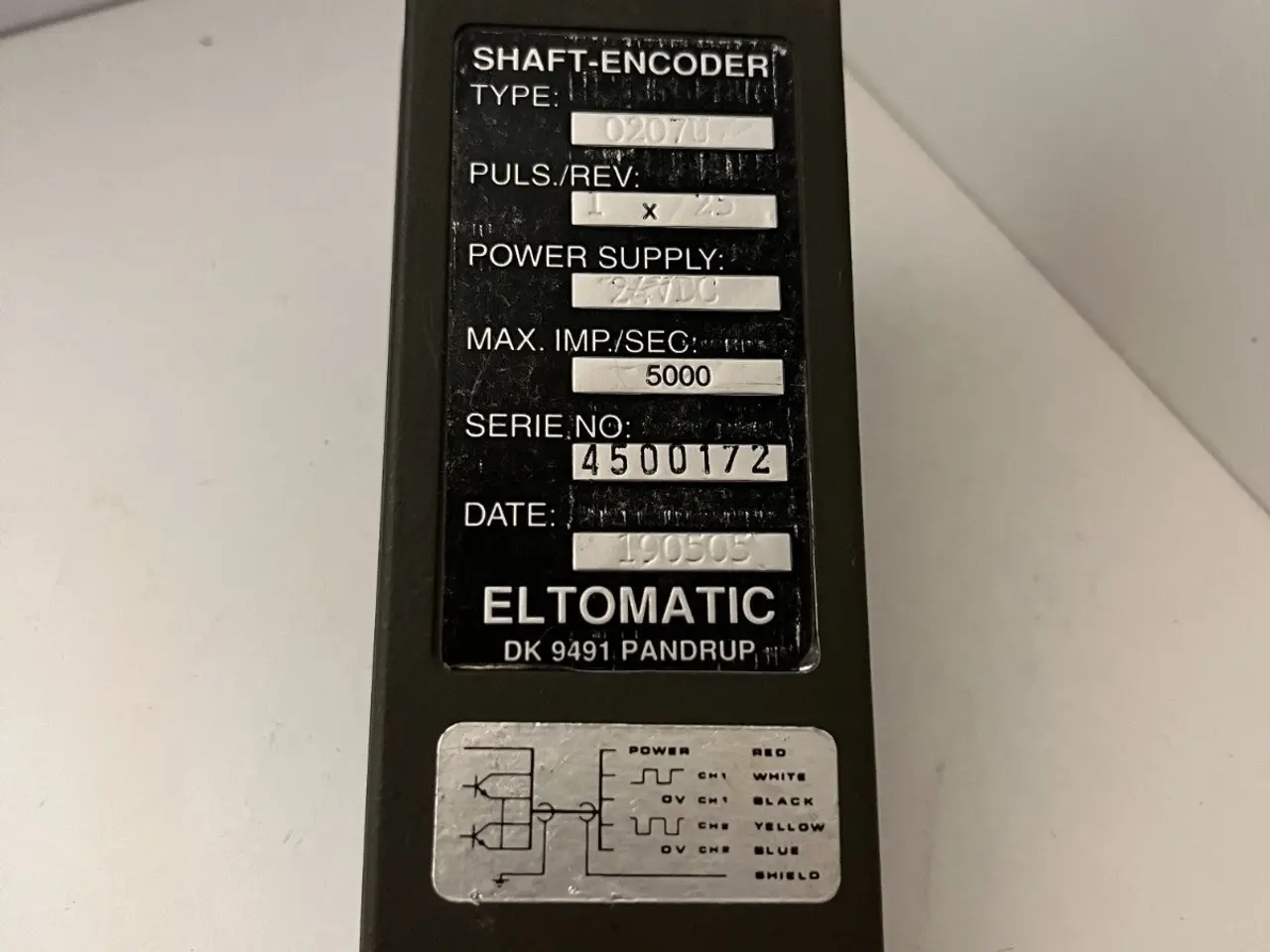 Billede 3 - Eltomatic 0207U Shaft Encoder 24V DC 5000 Imp/Sec
