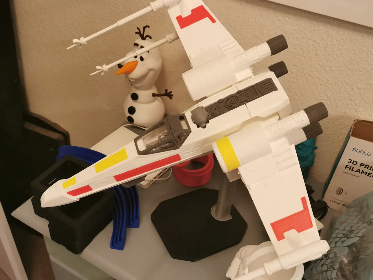 Billede 6 - 3d printet x-wing