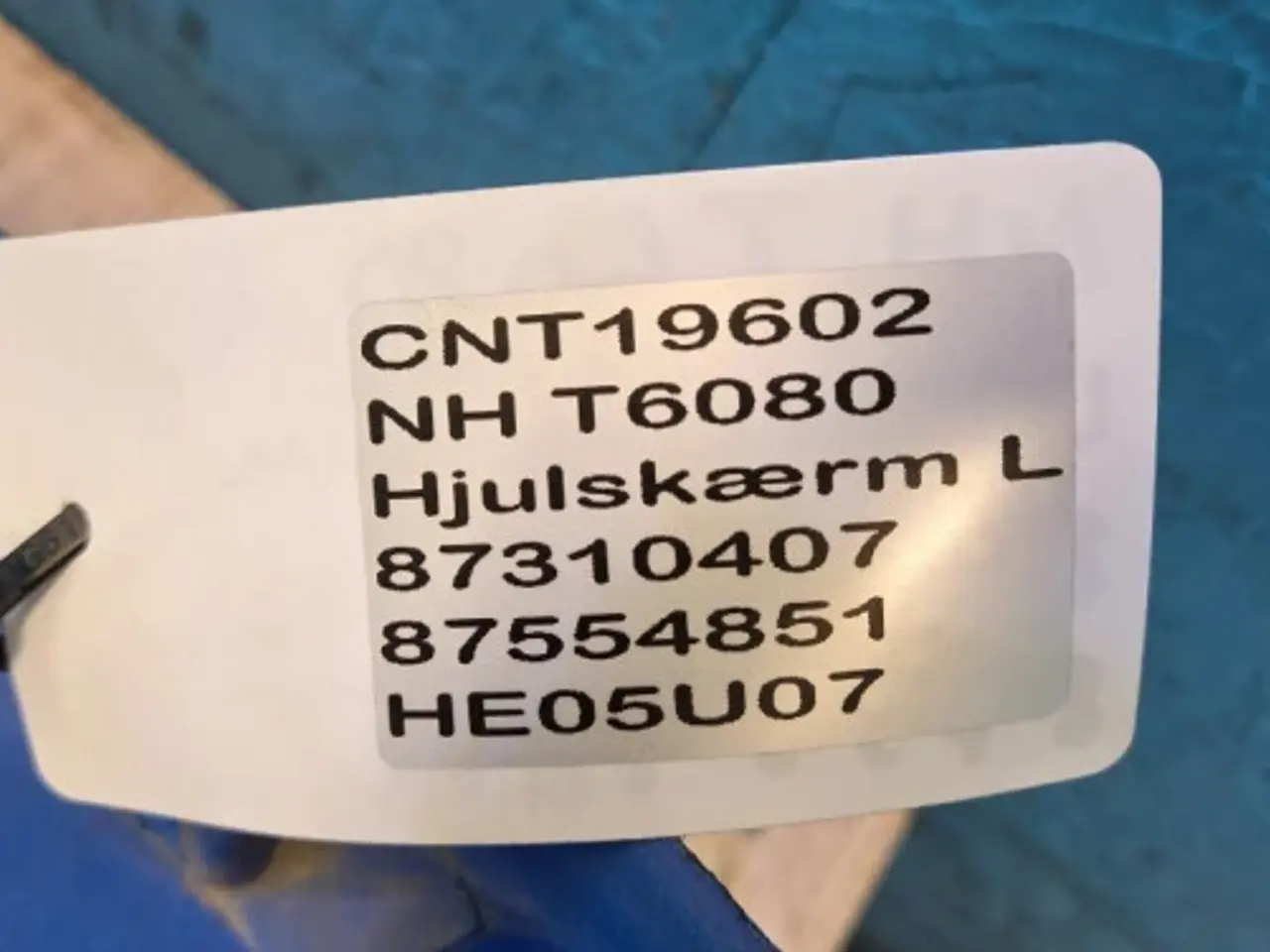 Billede 13 - New Holland T6080 Hjulskærm L. 87310407