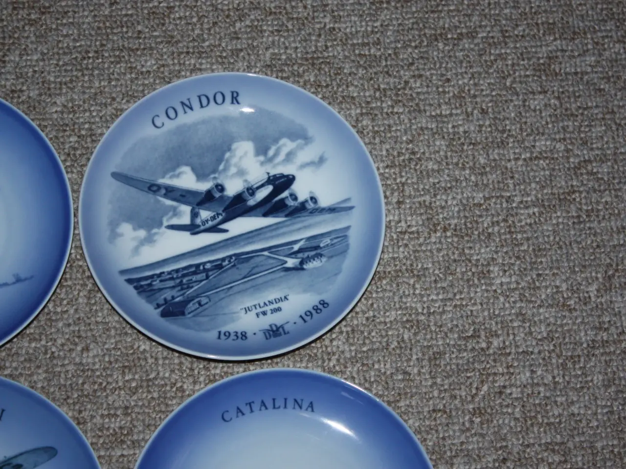 Billede 4 - Flyplatte fra Royal Copenhagen og Bing & Grøndahl 