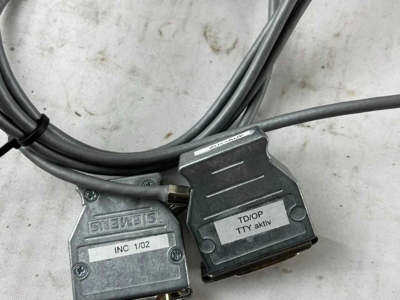 Billede 4 - Siemens TTY kabel TDI OP TTY aktiv INC 1/02 PLC