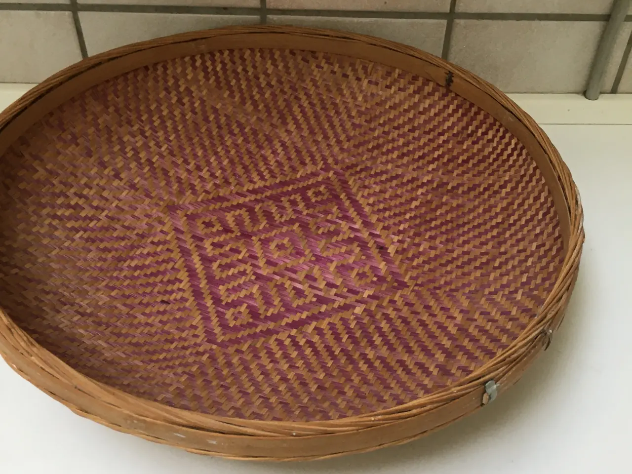 Billede 1 - Stor kurve skål/fad RETRO