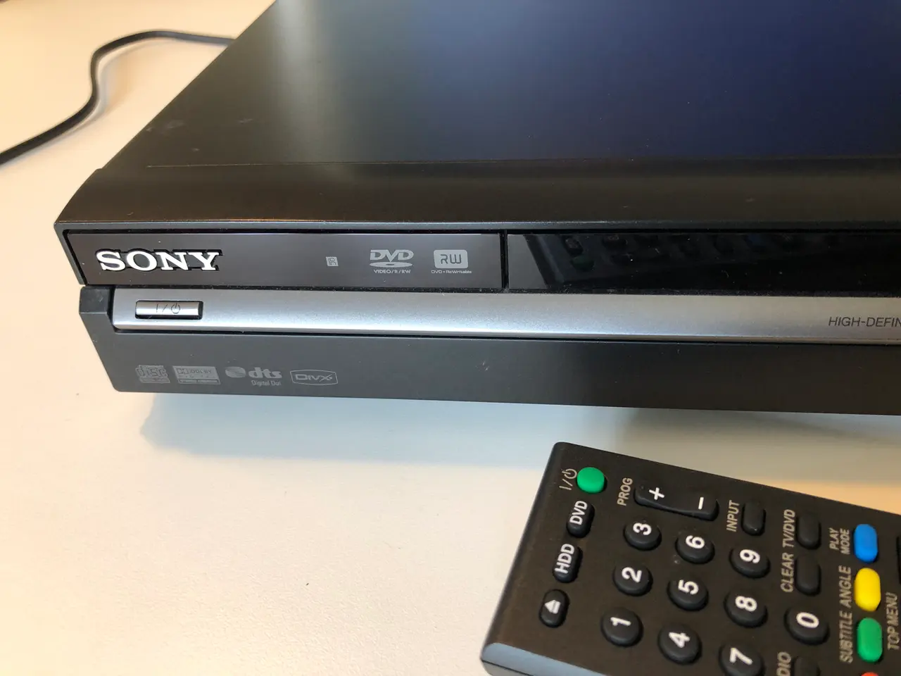 Billede 2 - Sony DVD afspiller med Harddisk optager og HDMI