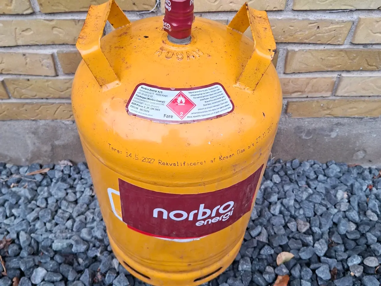 Billede 1 - 11 Kg gasflaske inklusiv gas.