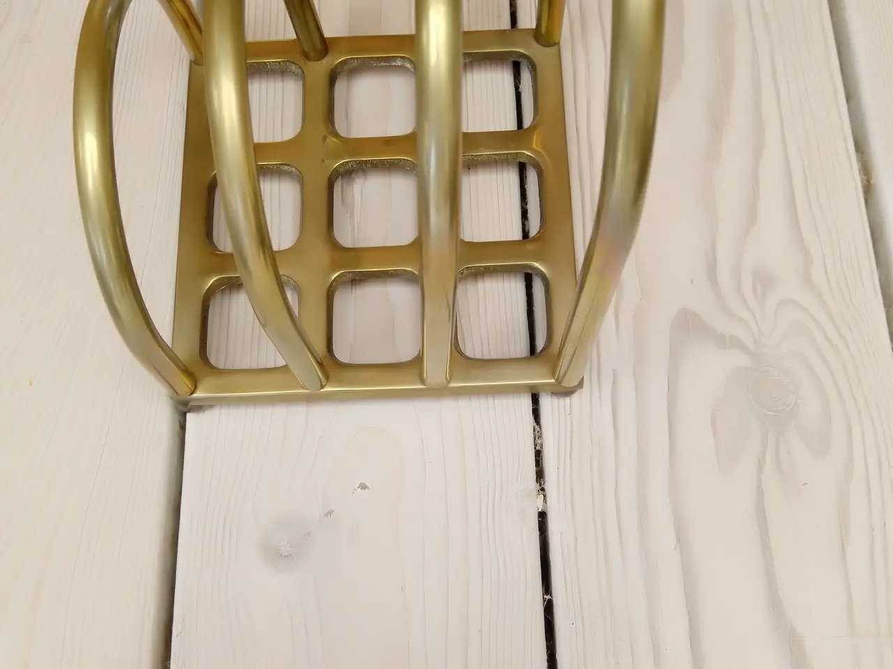 Billede 1 - Vintage brevholder i messing, størrelse 13x13 cm