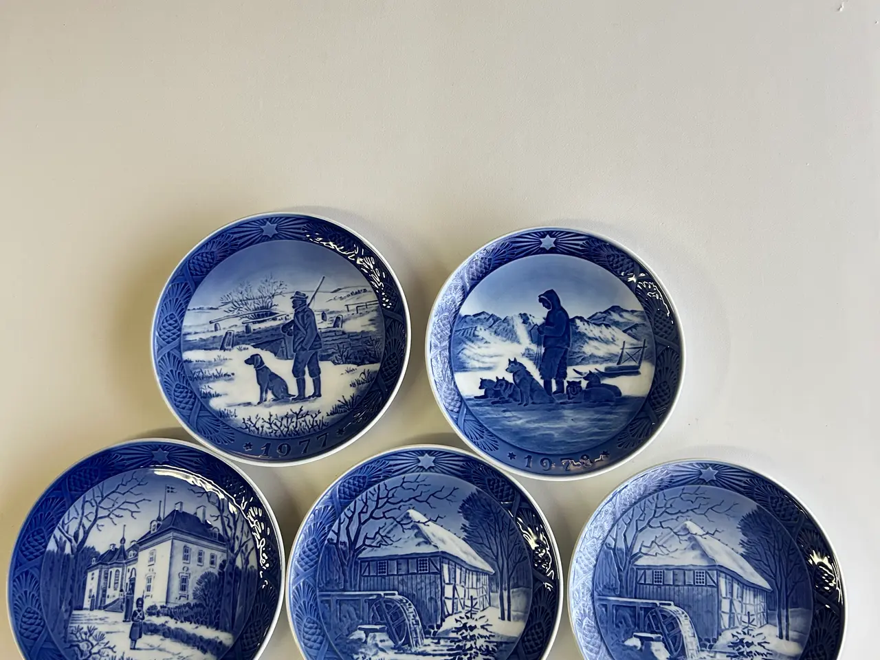 Billede 3 - Royal Copenhagen juleplatter (1969-1978) – 17 stk.