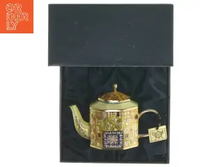 Dekorativ keramisk tekande fra Goebel (str. 8,5x13 cm)